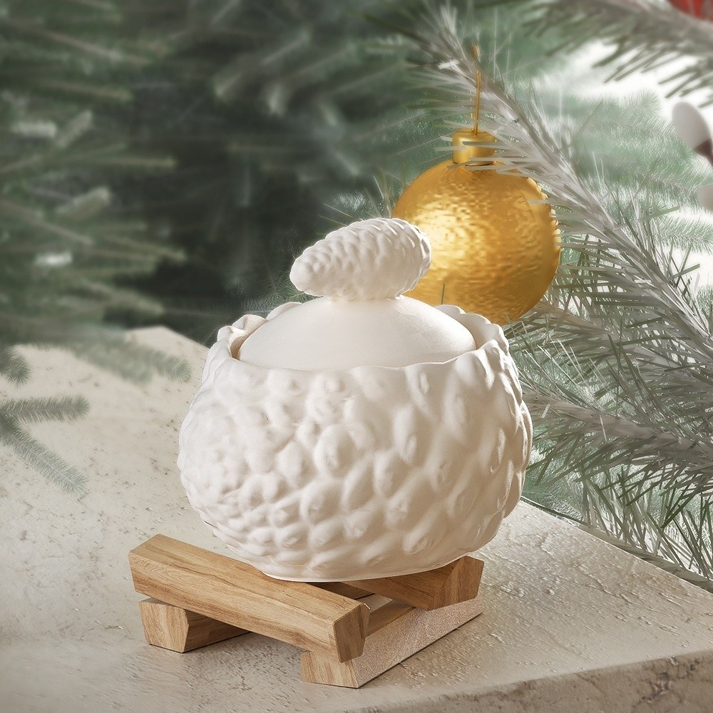 Candle Making Jars With Lids - Siliconen Santa Claus opbergpotvorm met deksel,