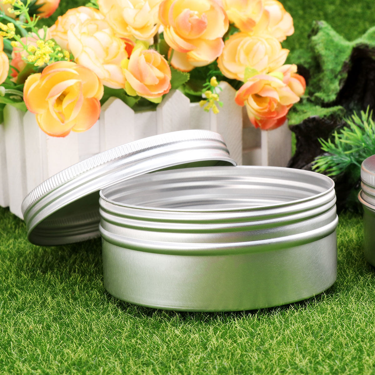 10 stuks aluminium flesjes met - Tin Container Lid recensie en prijs