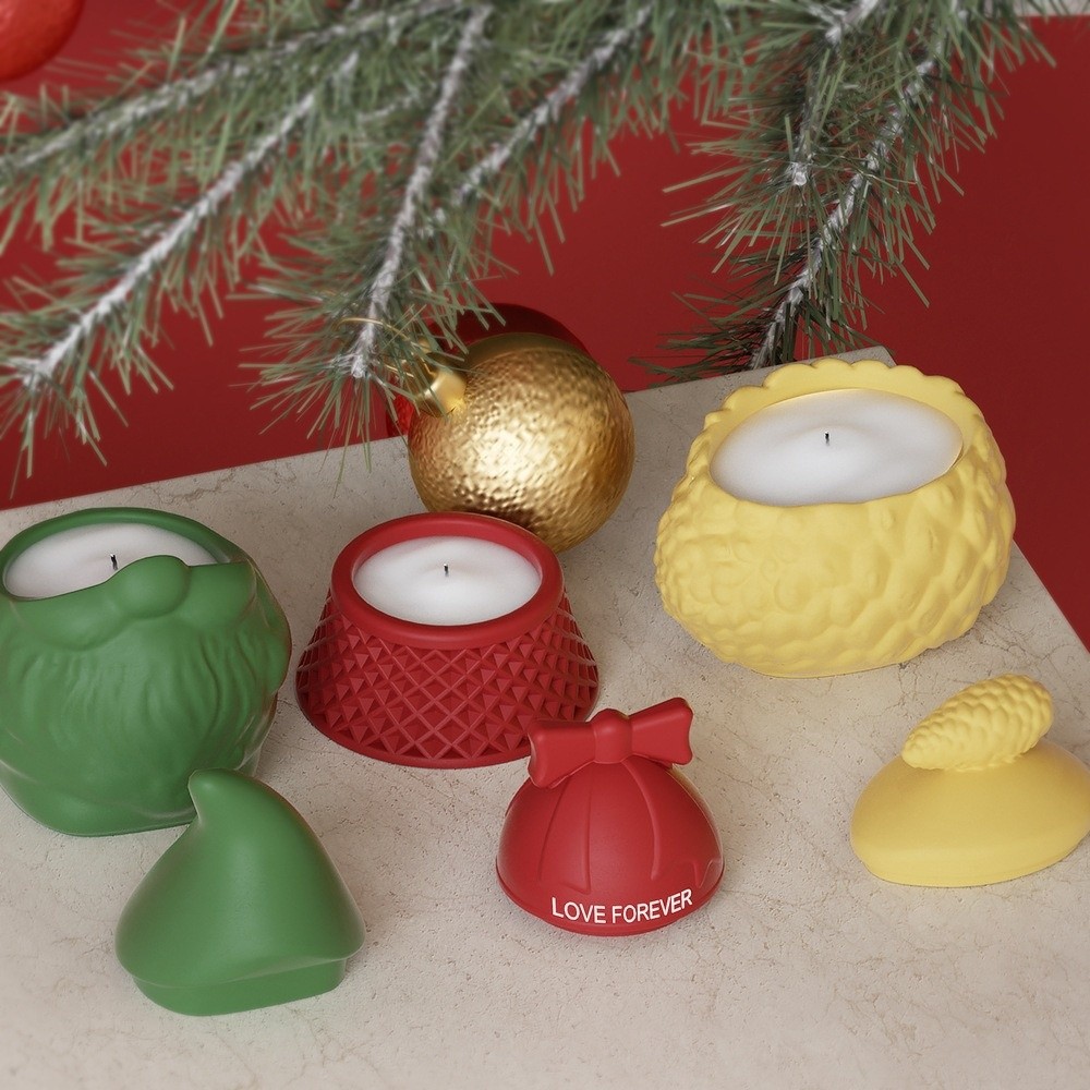 Siliconen Santa Claus opbergpo - Candle Making Jars With Lids recensie en prijs