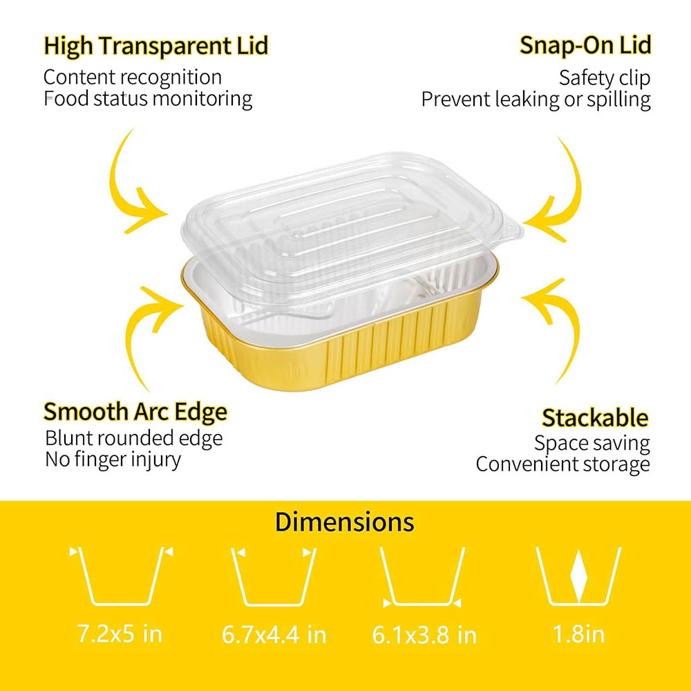 Kleine aluminium bakvormen met - Tin Container Lid recensie en prijs