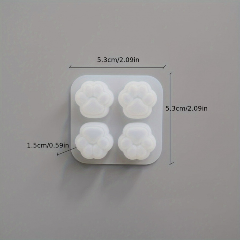 1Cat Paw Pattern siliconen mal - Candle Making Kits recensie en prijs