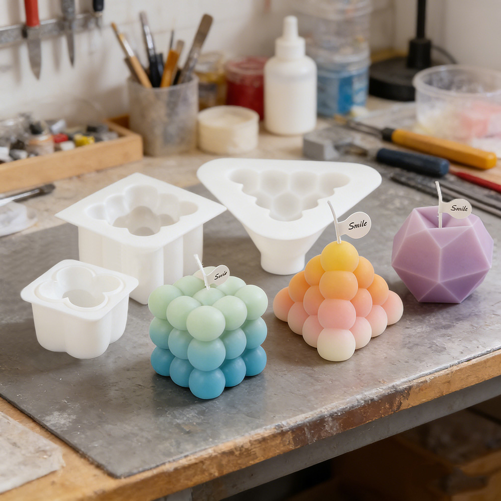 3D Bubbelkubus Siliconen Kaars - Candle Making Kits recensie en prijs
